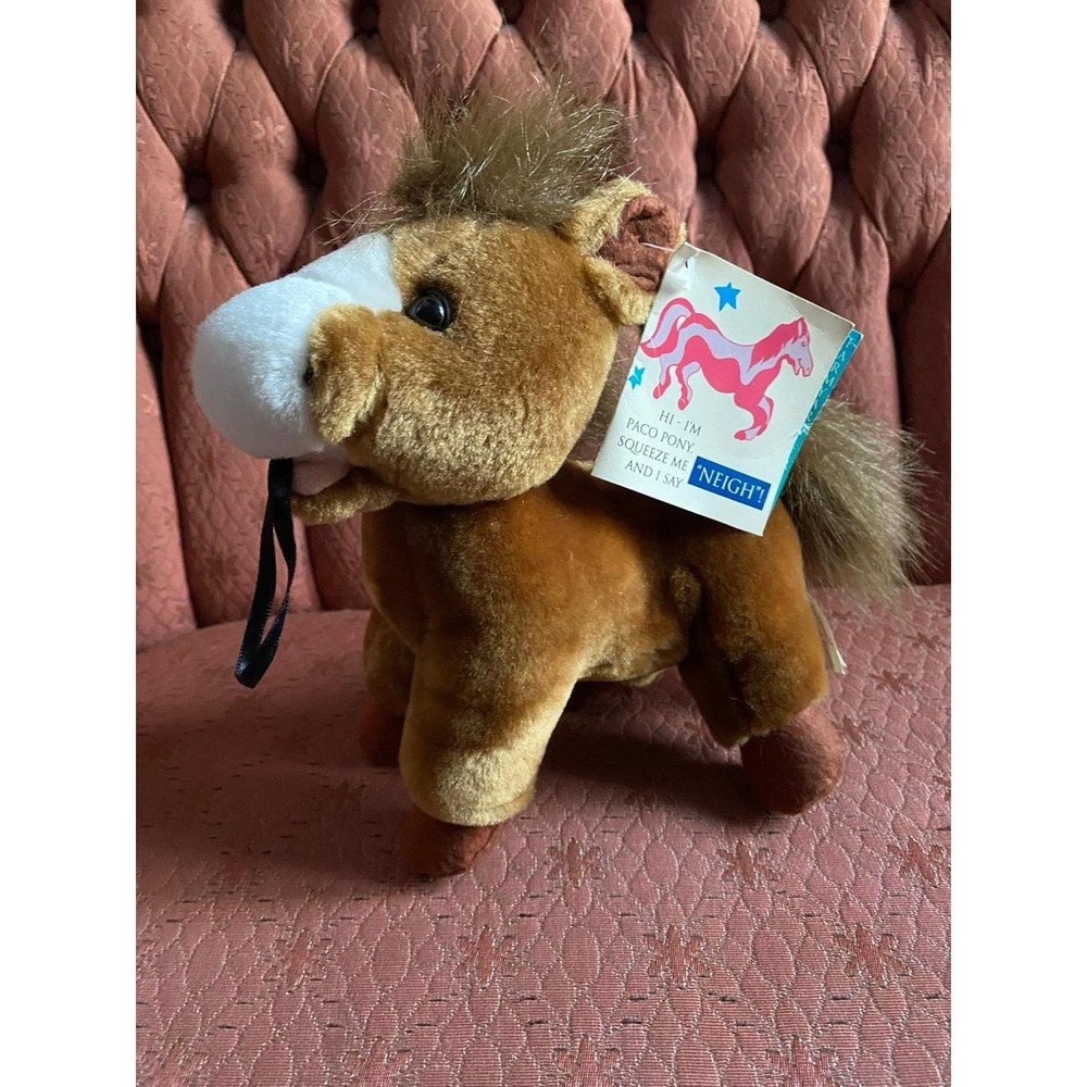 Paco Pony Old McDonald's Talking Farmyard Friends Vintage Neigh Works Plush s6